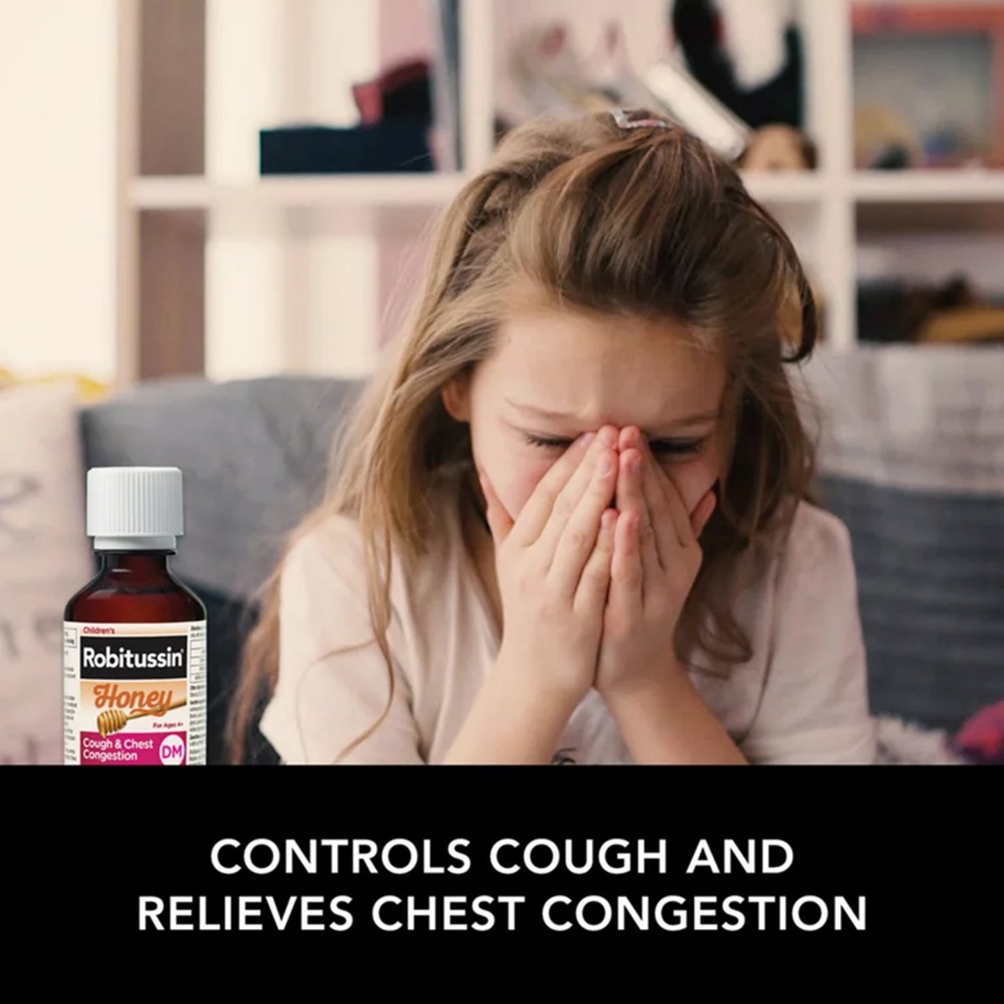 ROBITUSSIN DM, LIQ COUGH & CHEST CONGESTION CHLD HONEY 4OZ