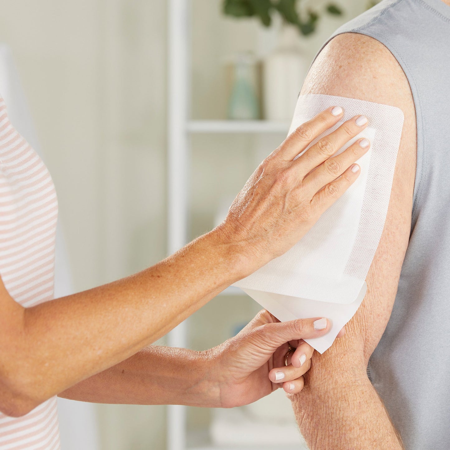 DRESSING, ISLAND BORDER-GAUZE STR LF 6X8" (25/BX 4BX/CS)