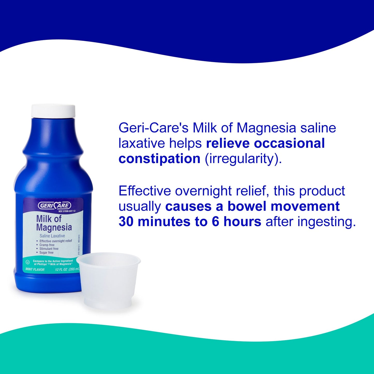 MILK OF MAGNESIA, LIQ MINT FLAVOR 12OZ (12/CS)