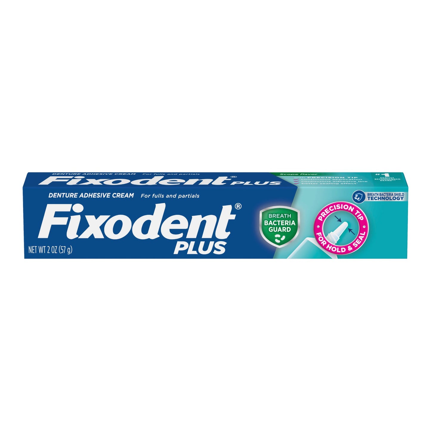 FIXODENT PLUS, ADH CRM SCOPE FLAVOR 2OZ