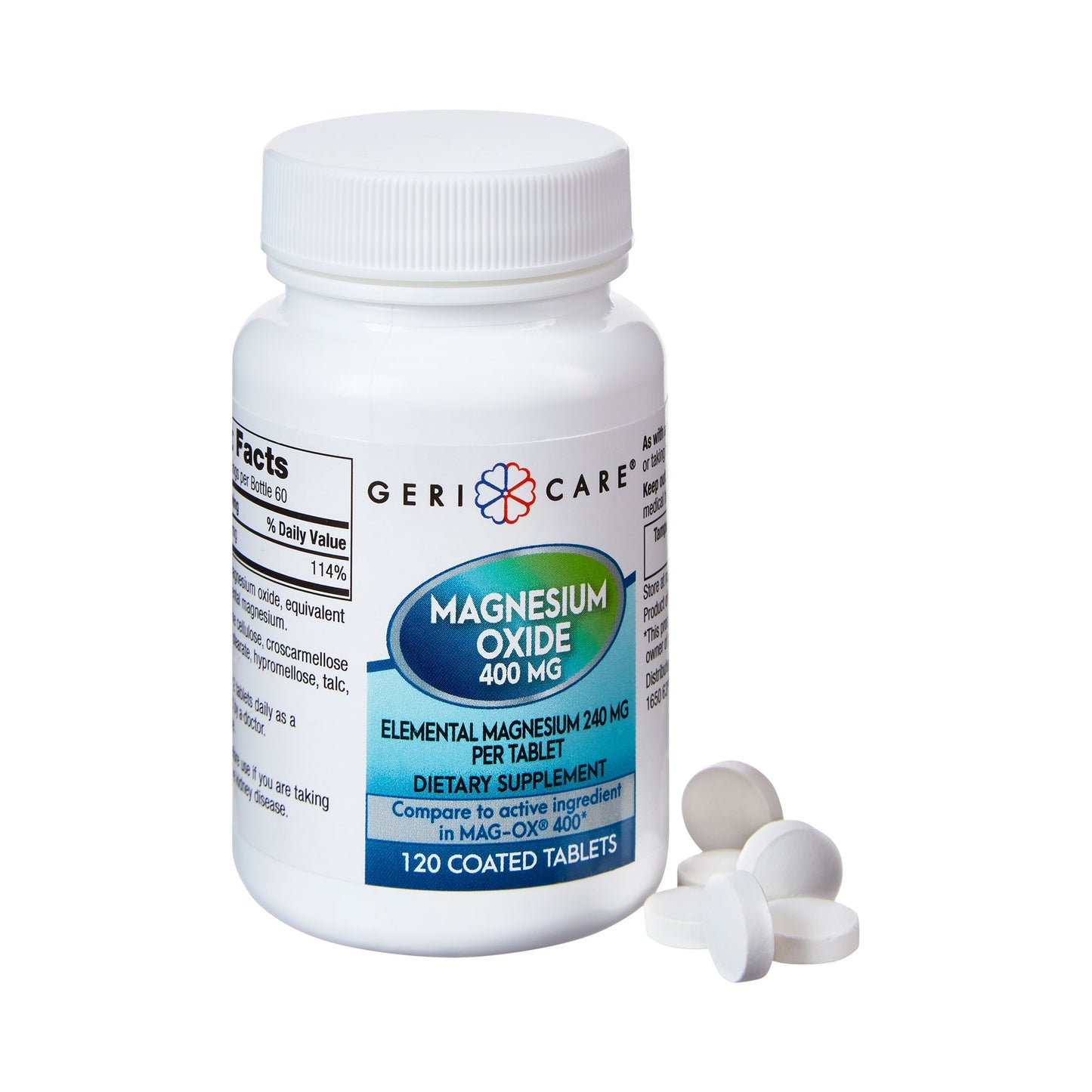 MAGNESIUM OXIDE, TAB 400MG (120/BT 12BT/CS)