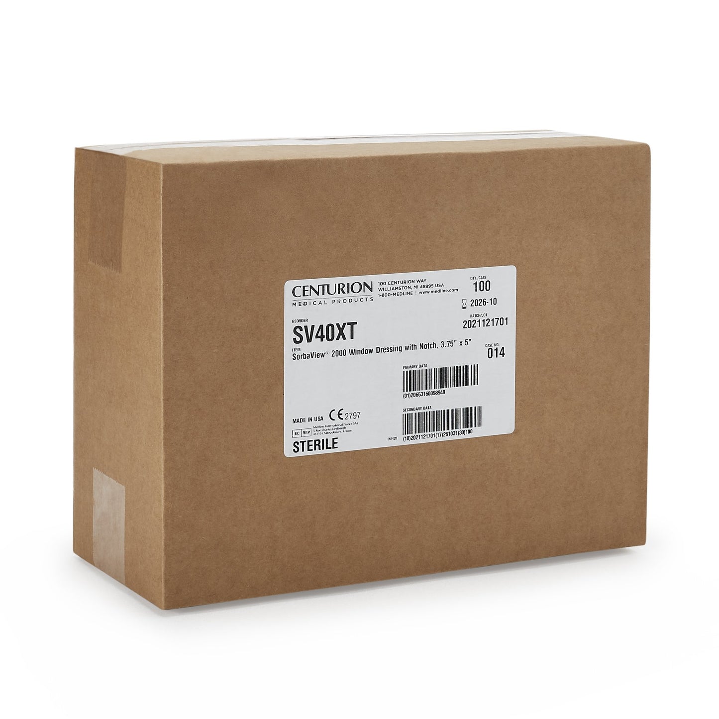 DRESSING, SORVAVIEW 3-3/4"X5" (100/CS)