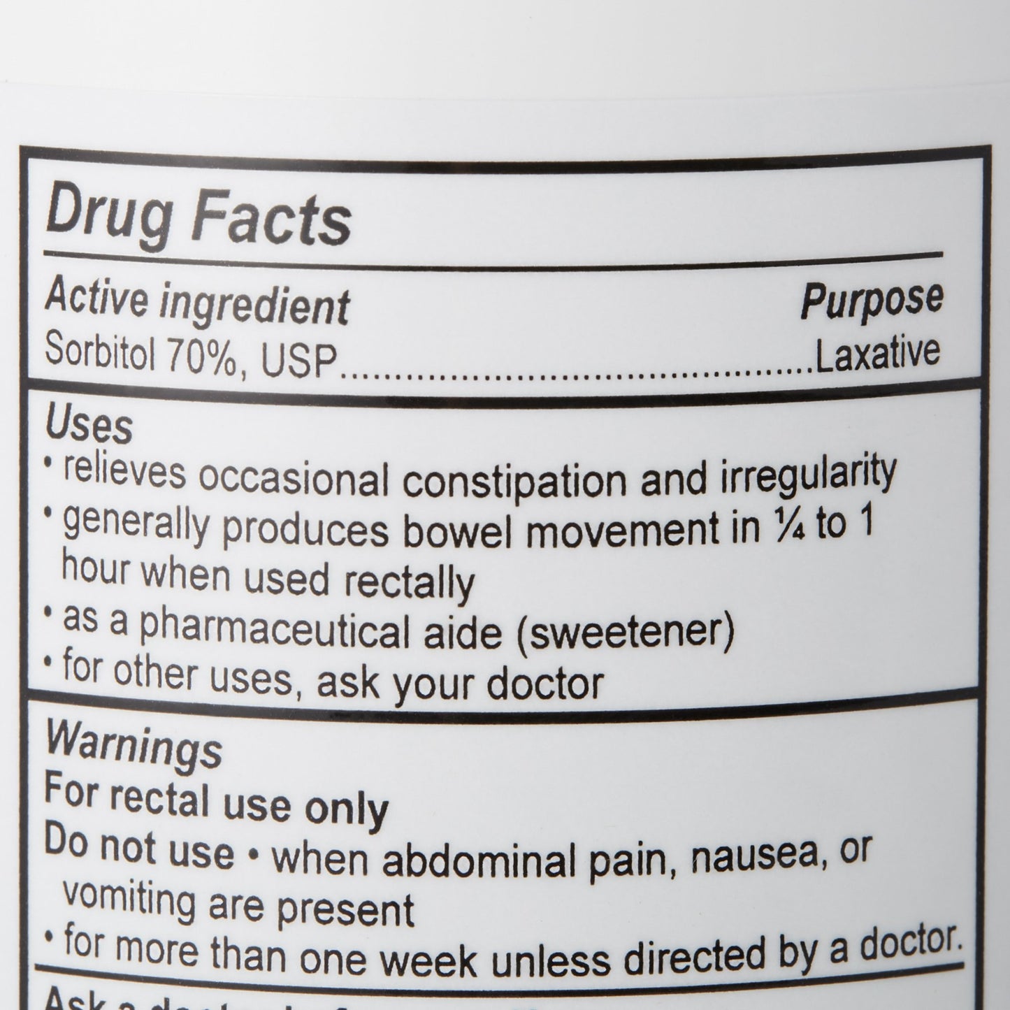 SORBITOL, SOL 70% 16OZ (12BT/CS)