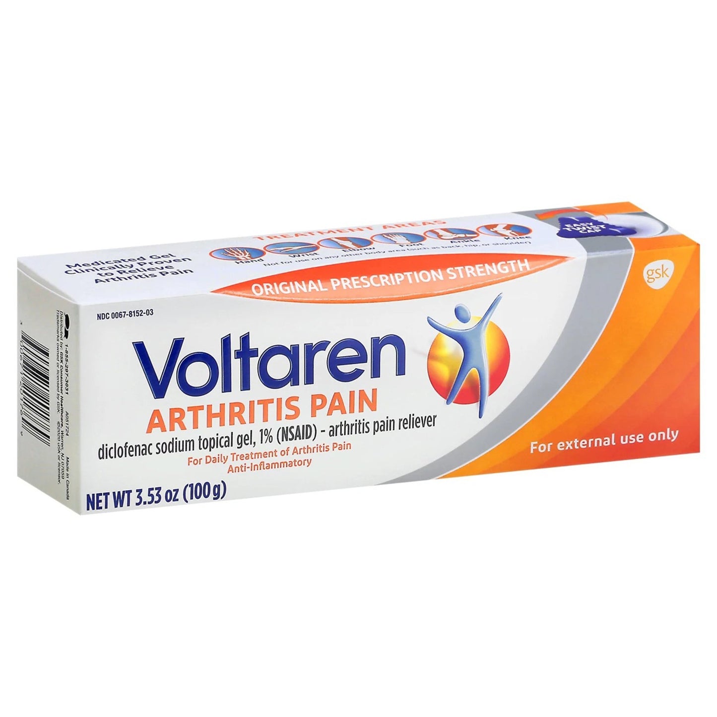 VOLTAREN TOPICAL, GEL 1% 100GM