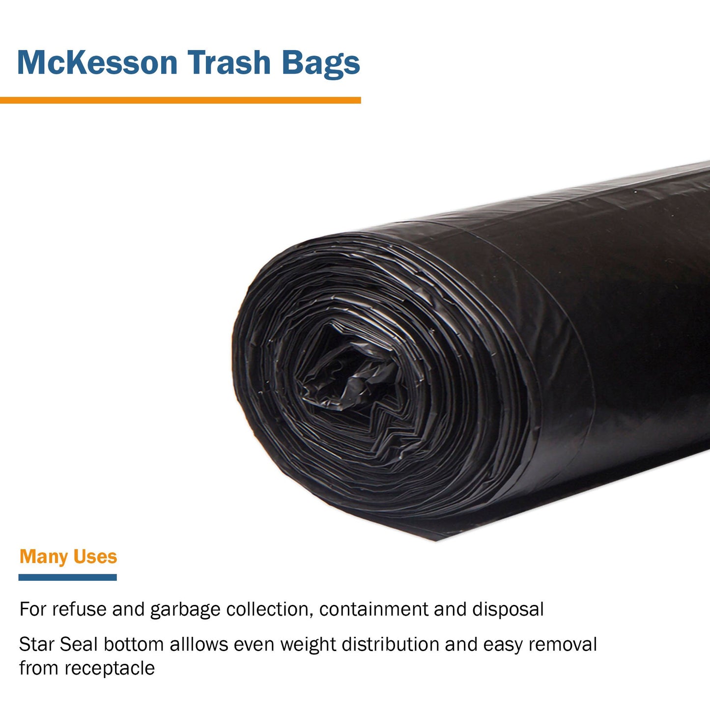 LINER, CAN BLK 1.50MIL 43"X47"56GL (100/CS)
