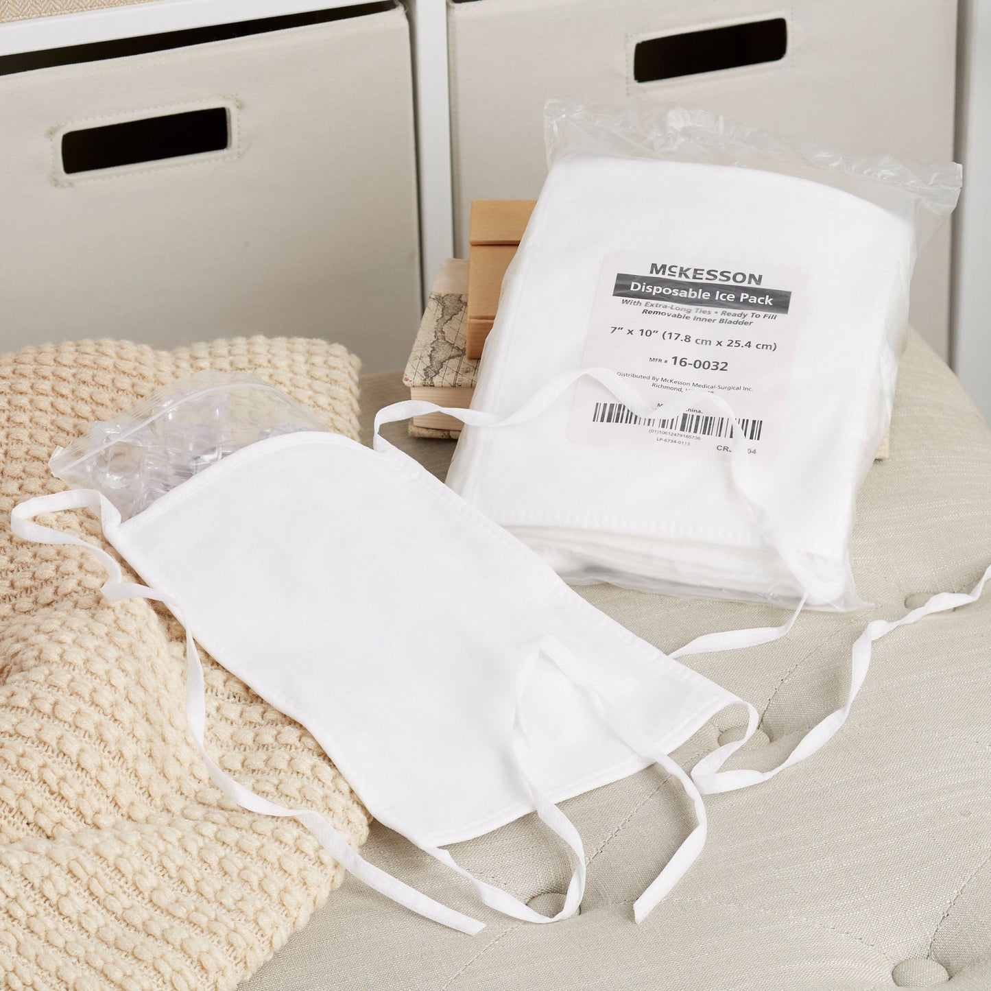 PACK, ICE W/TIES 7"X10" LF (10/BG 10BG/CS)