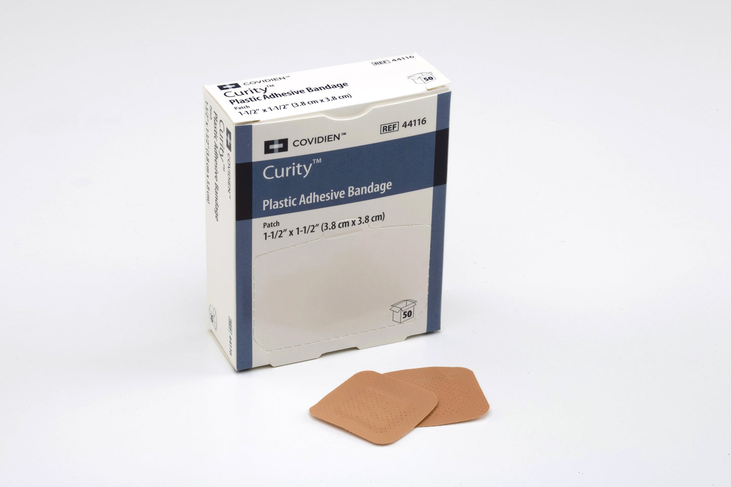 BANDAGE, PATCH PLAS 1 1/2" (50/BX 24BX/CS) KENDAL