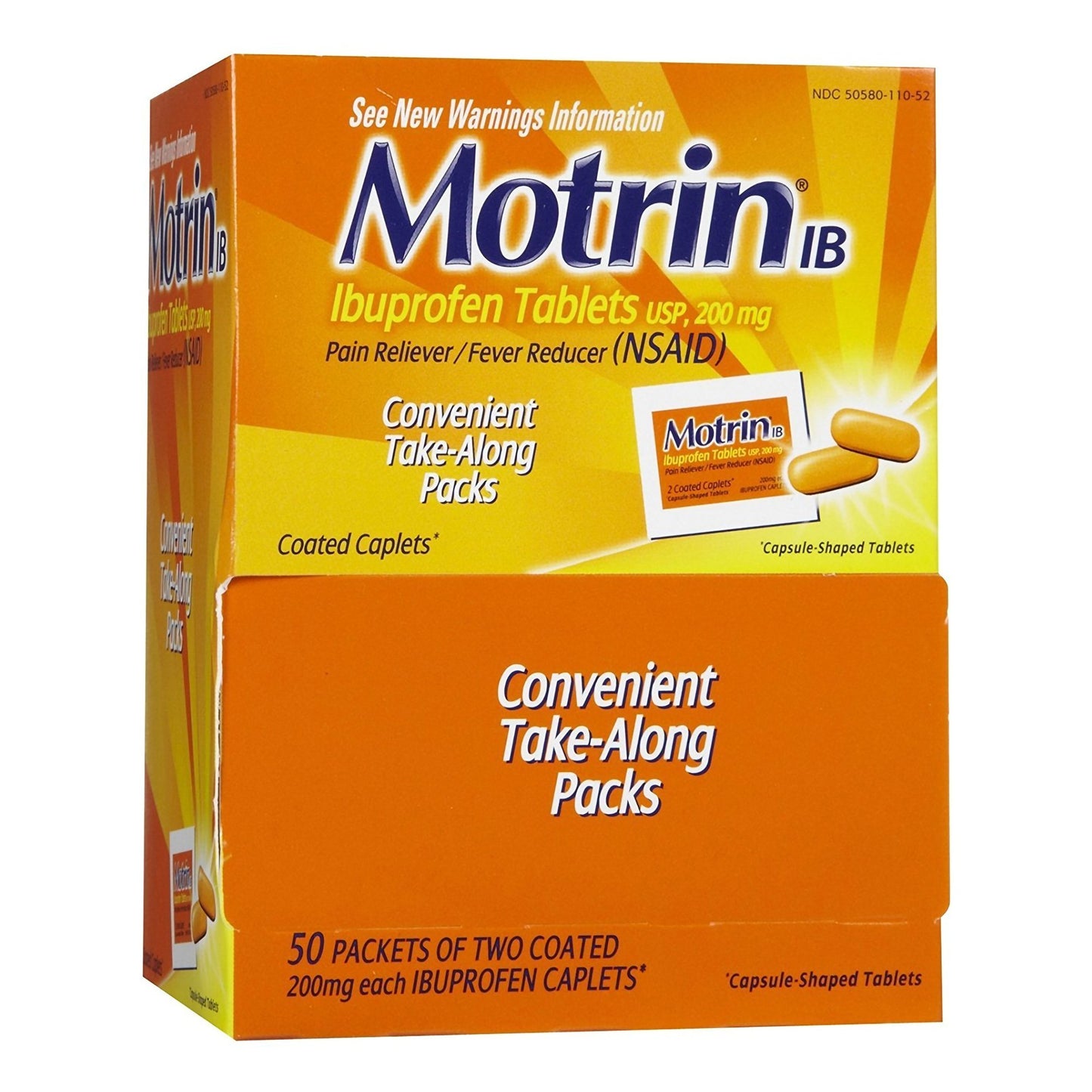 MOTRIN, CAPL IB PAIN RELEIVER (2/PK 50PK/BX 12BX/CS)