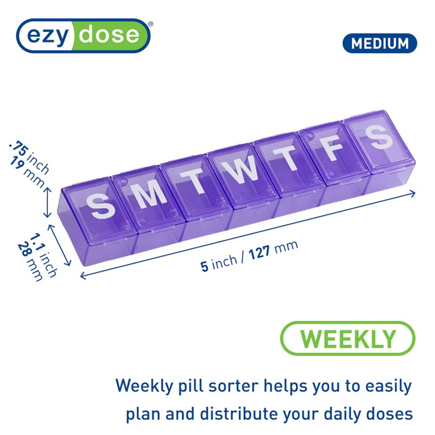 PILL REMINDER, 7 DAY CLASSIC MED (6/PK)