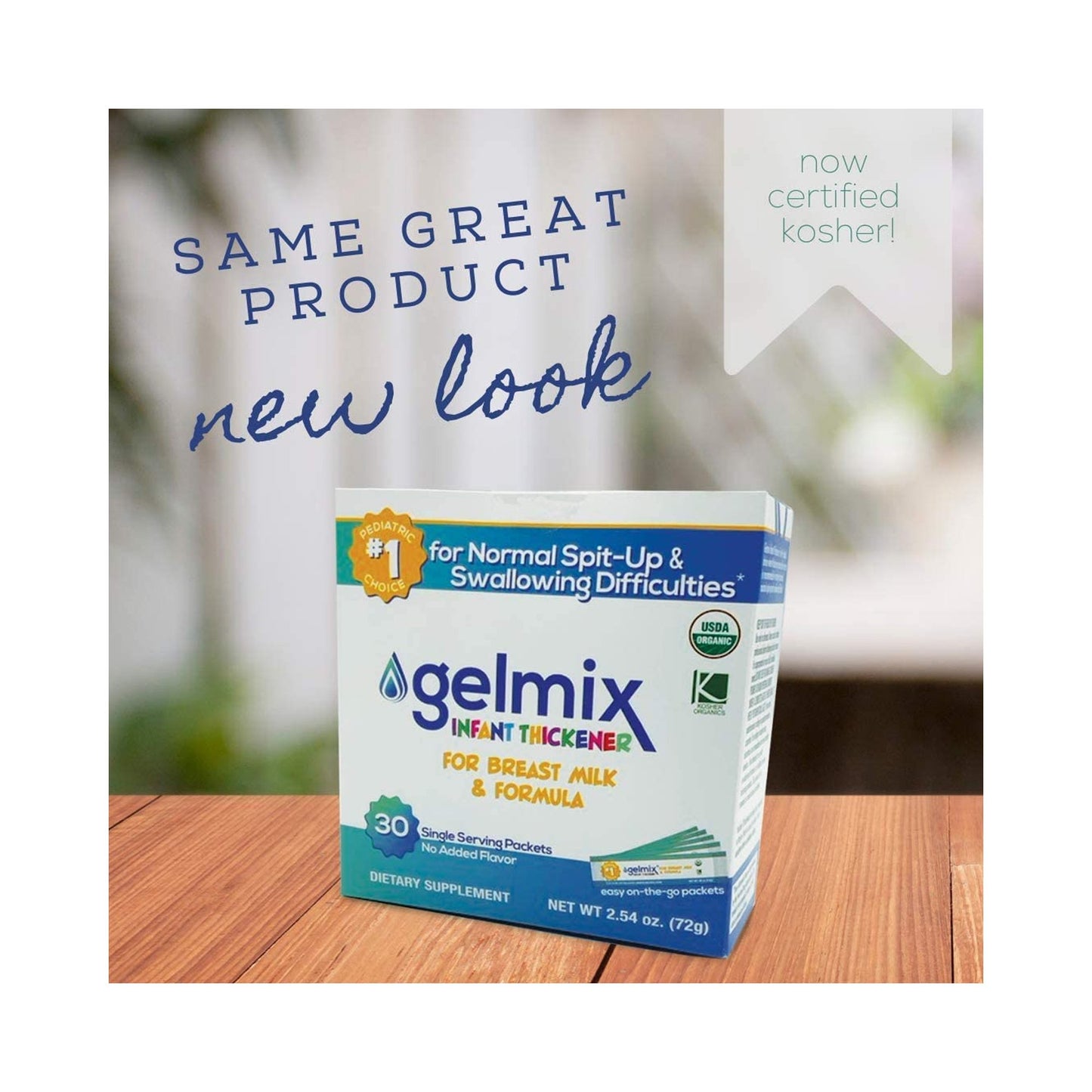 THICKENER, MILK ORGANIC GELMIXBREAST/FORM (30/BX 12BX/CS)