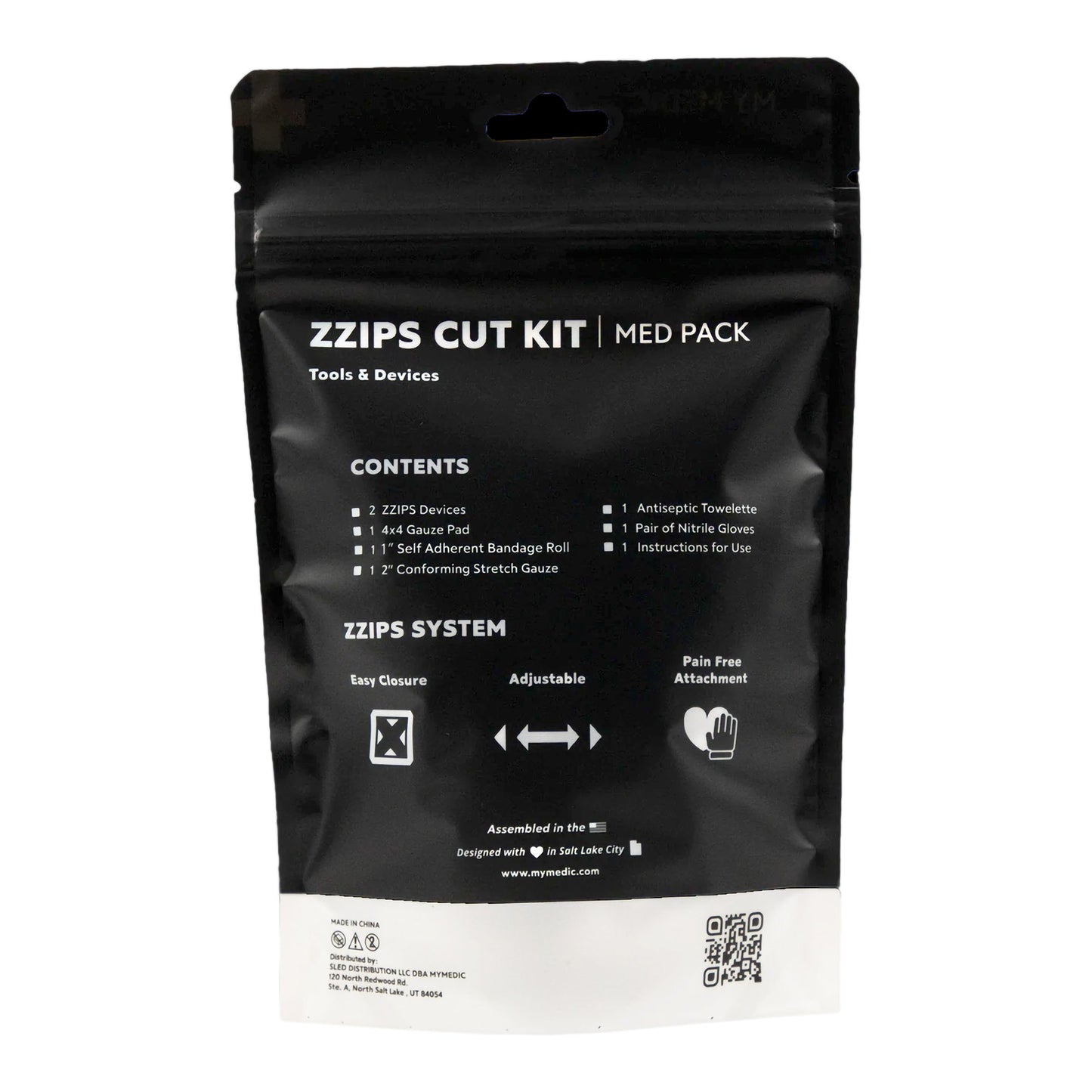 FIRST AID PACK, ZZIPS CUT ALL-IN-ONE BASIC