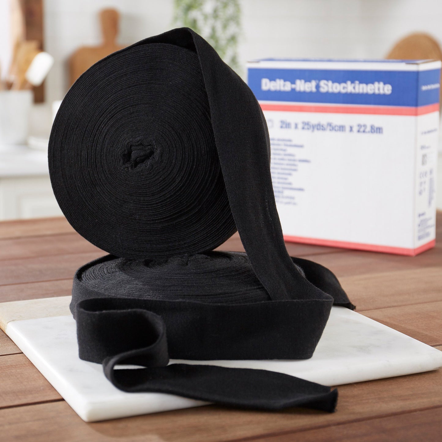 STOCKINETTE, CAST DELTA-NET TUBULAR BLK 2" (2RL/CS)