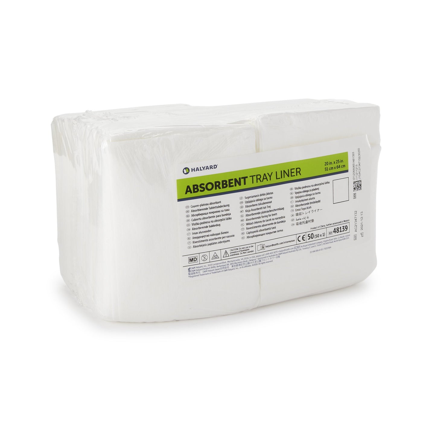 LINER, ABSORBENT TRAY 20"X25" (50/PK 8PK/CS)