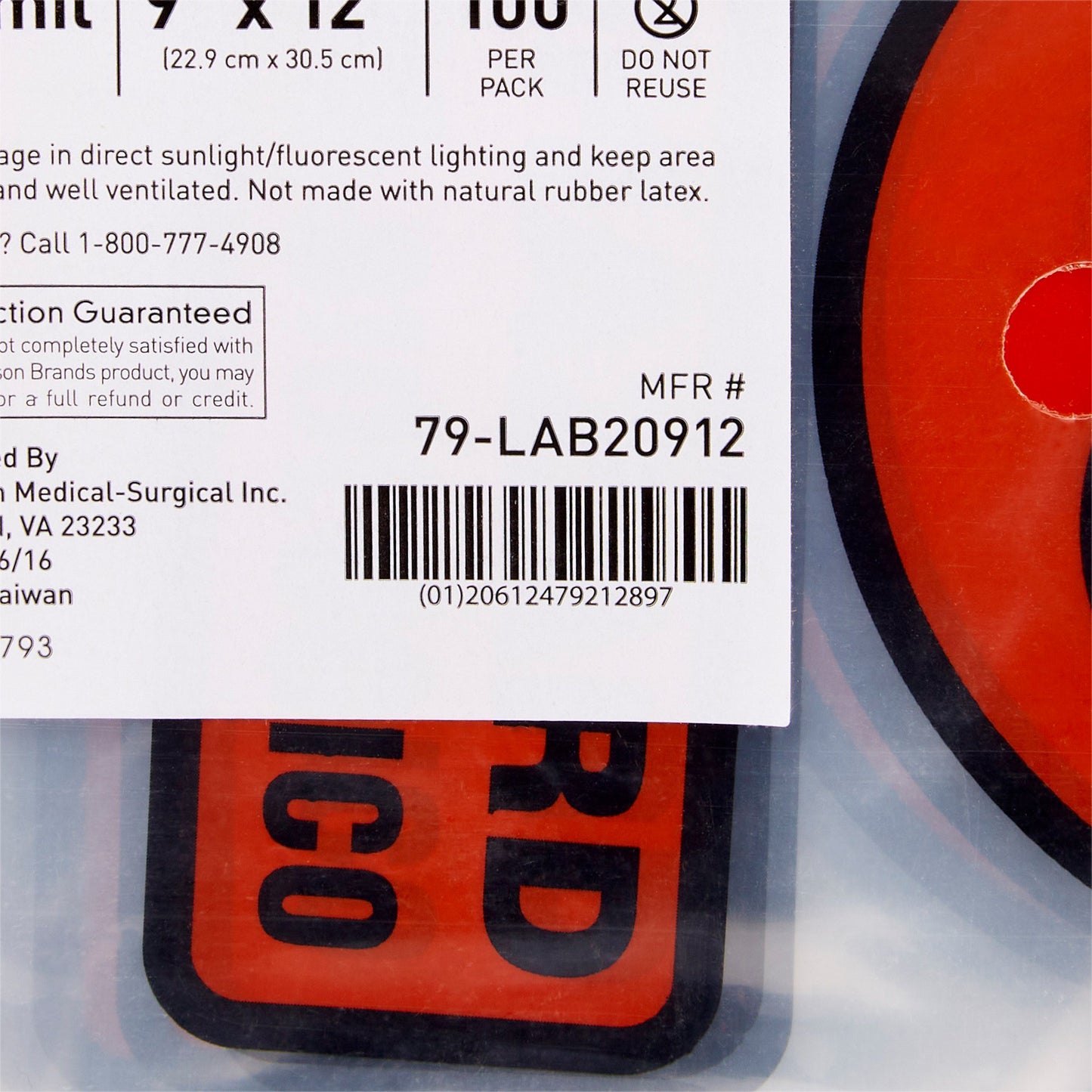 BAG, SPCMN BIOHAZ O/SIDE PCKT ZIPLCK 9X12 (100/PK)
