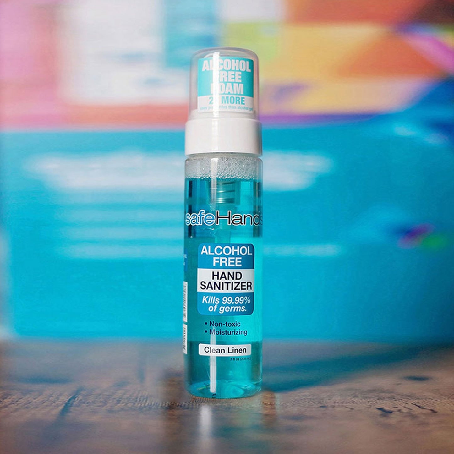 SANITIZER, HND FOAM ALC FREE CLEAN LINEN 7OZ (12/C