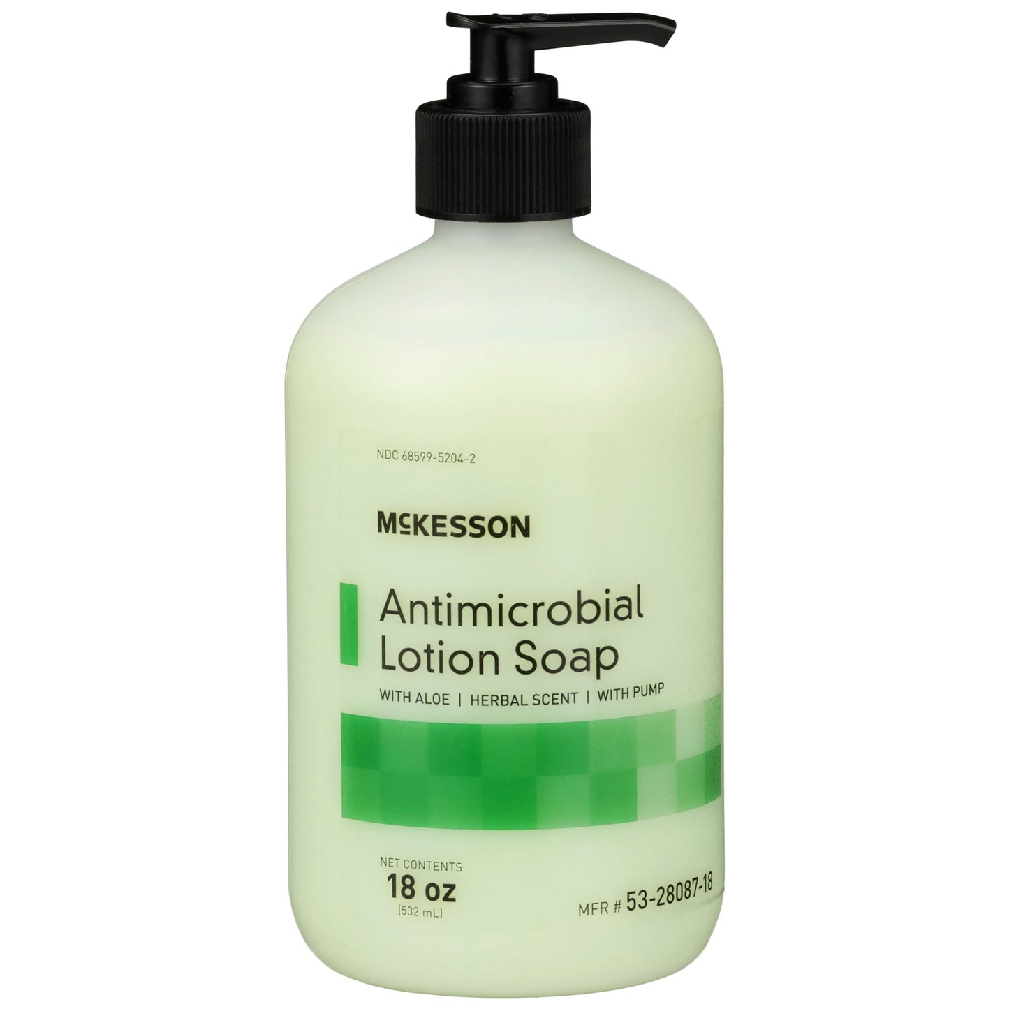 SOAP, ANTIMICRO LOTION ALOE W/PUMP 18OZ (12/CS)
