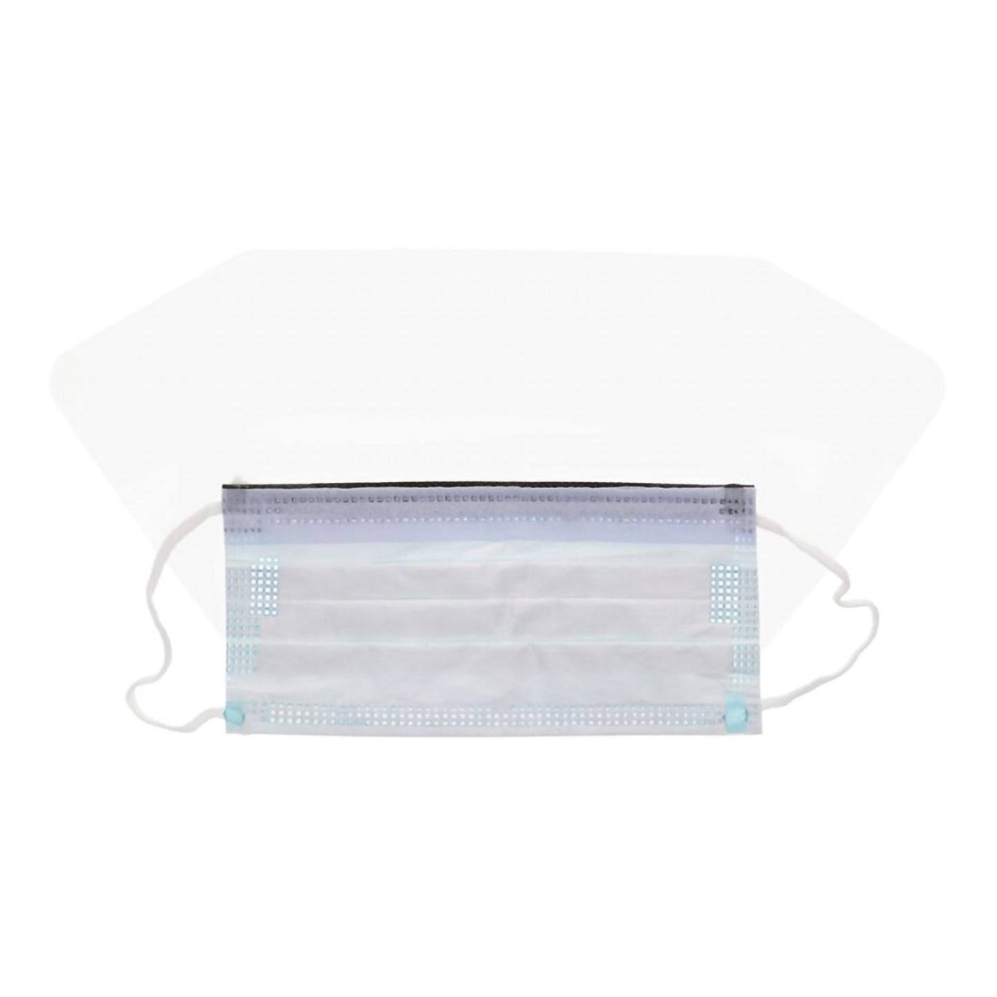 MASK, PROC W/EYESHLD LOOPS ASTM3 ANTIFOG (25/BX 4BX/CS)