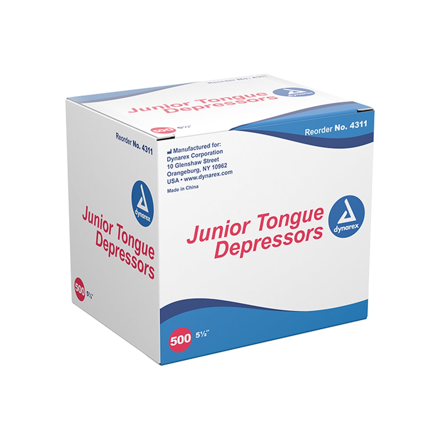 TONGUE BLADE JR NS 5.5" 500/BX 10BX/CS