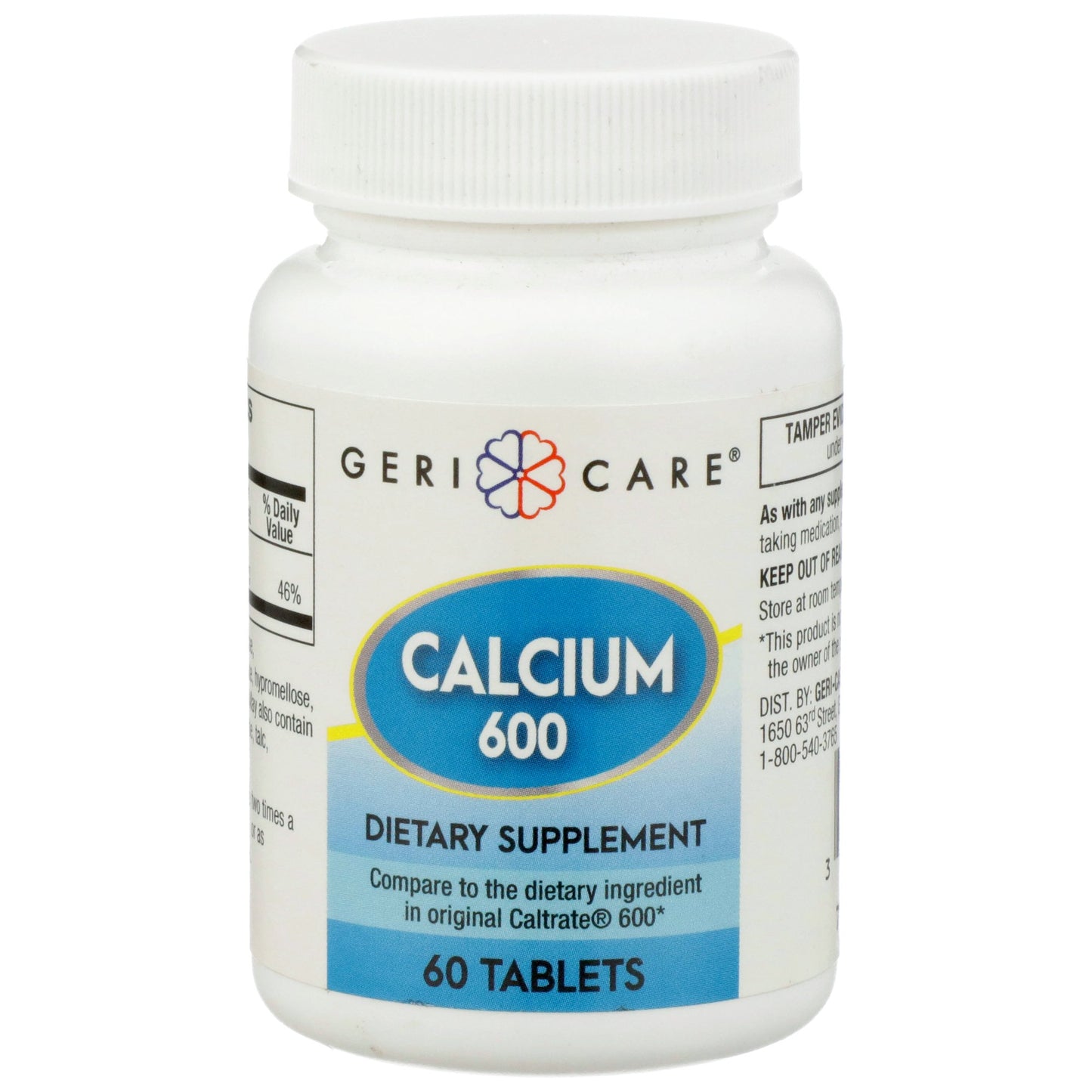 VITAMIN CALCIUM CARBONATE, CAP600MG (60/BT 12BT/C