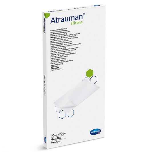 DRESSING, WOUND ATRAUMAN SILICONE COATED 4"X8" (10/BX)