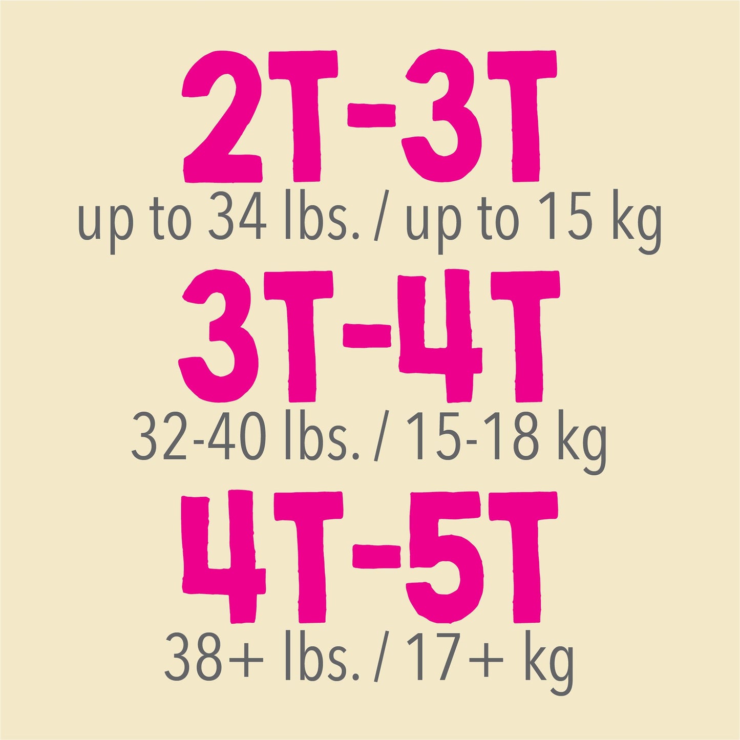 PANTS, TRAINING CUTIE GIRLS 4T-5T (19/BG 4BG/CS)