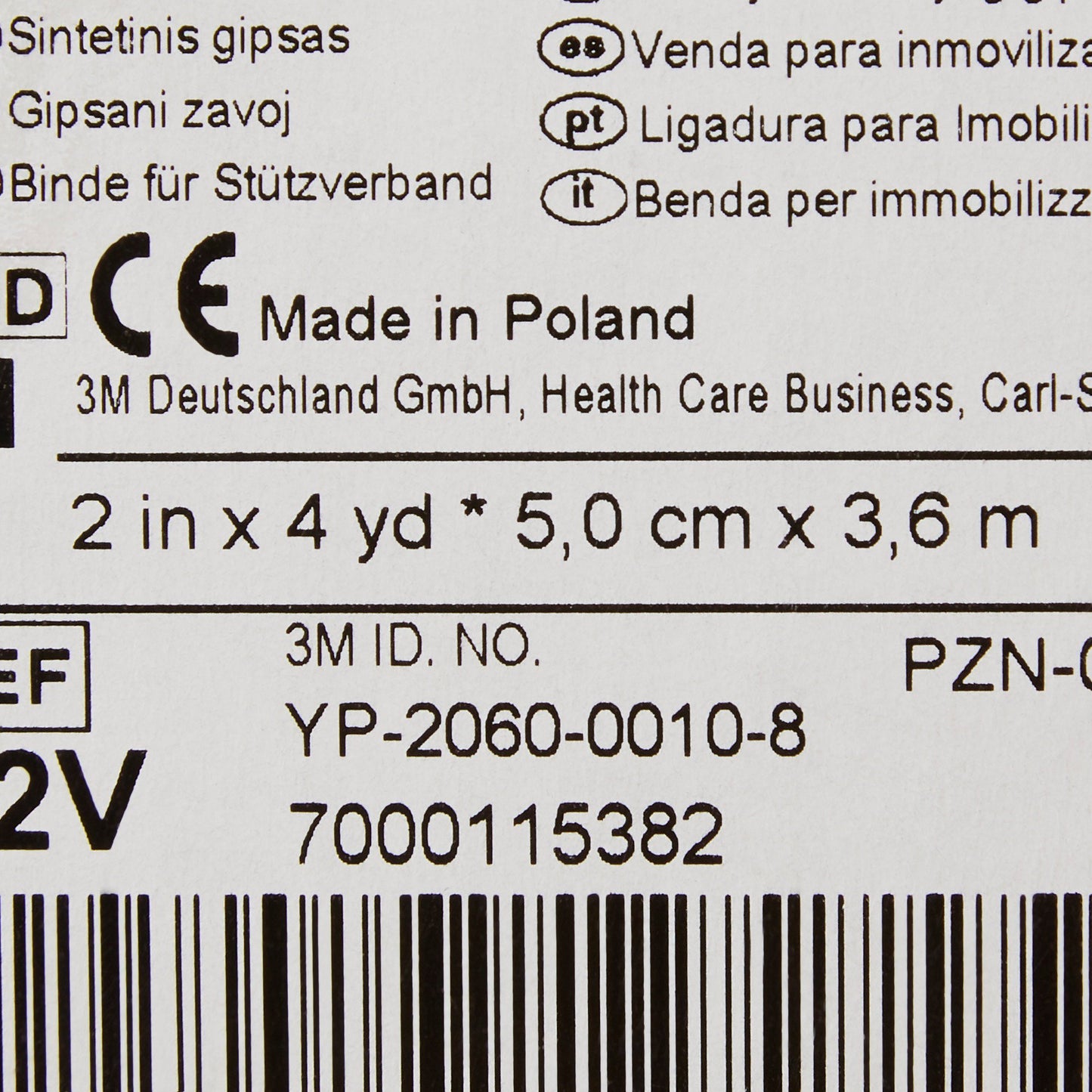 TAPE, CAST SCOTCHCAST 2"X4YDS BRT GRN (10/BX) 3MORTH