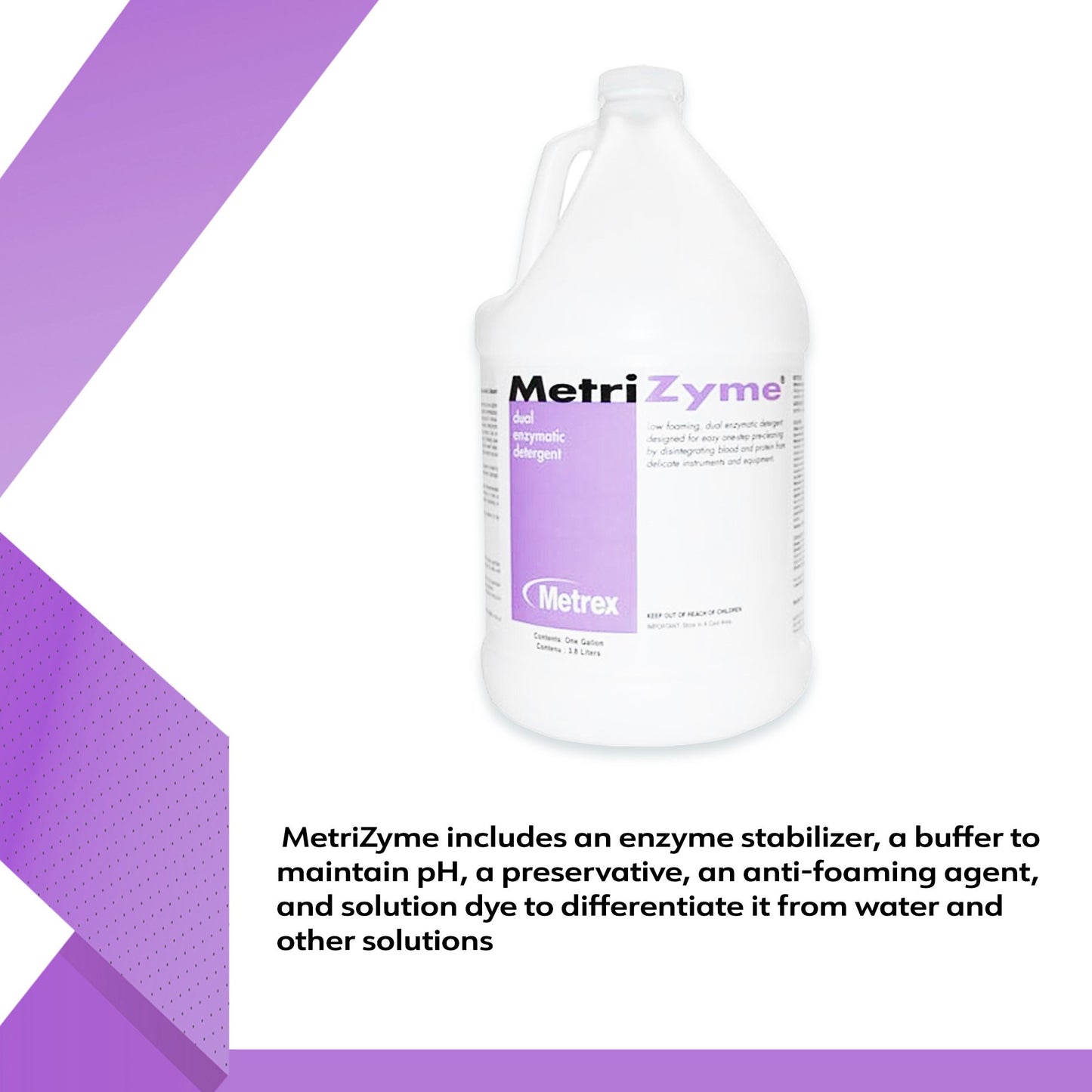 DETERGENT, ENZYMATIC METRIZYMEGL(4/CS)