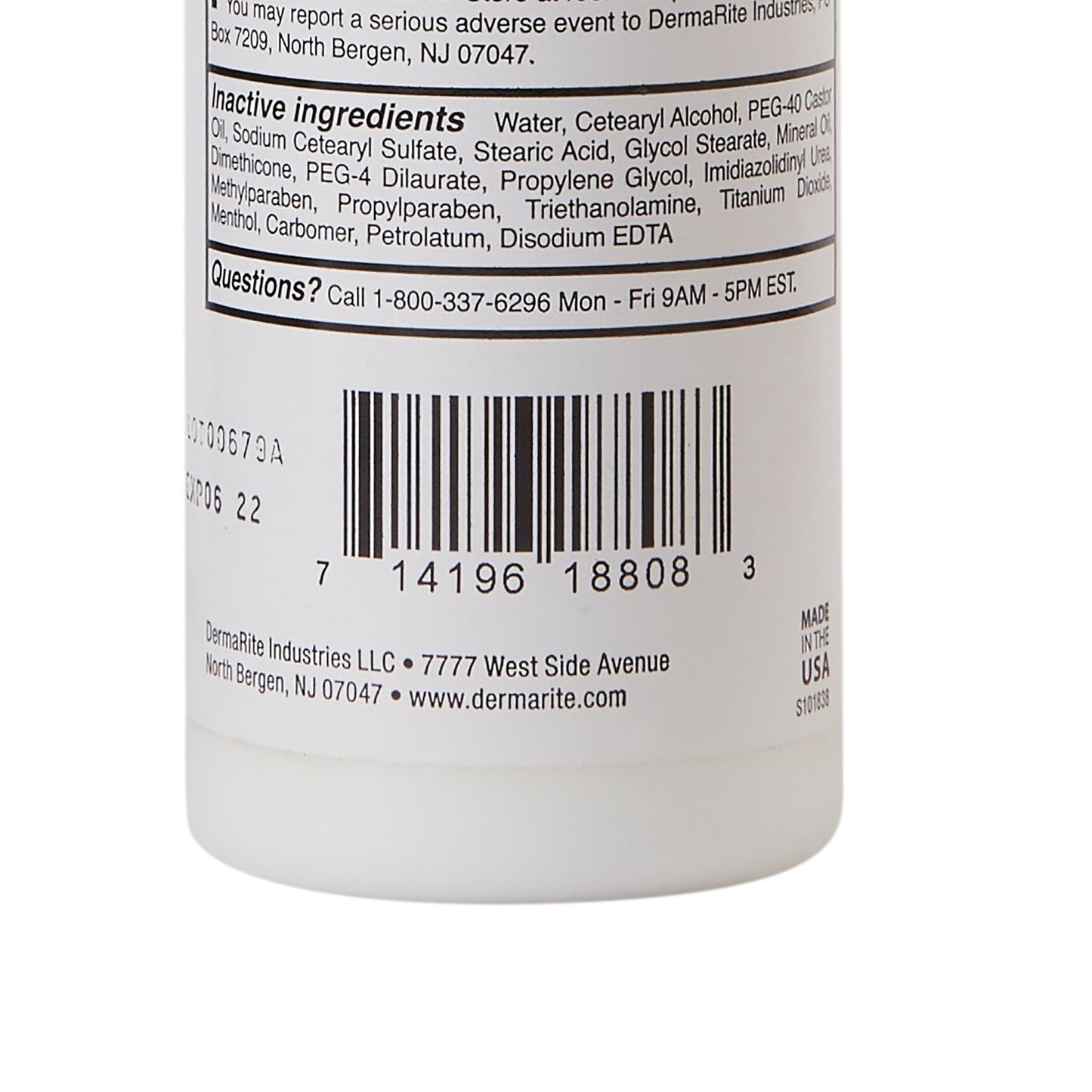 CREAM, ANTI-ITCH DERMASARRA (24/CS)
