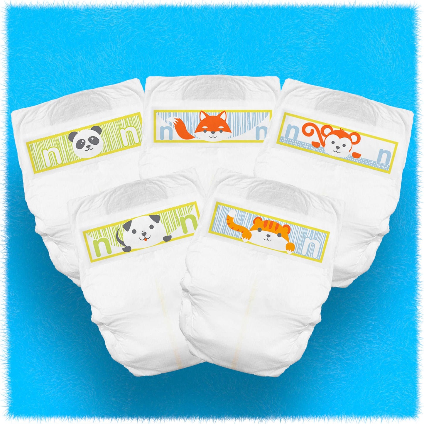 DIAPER, BABY CUTIES NEW BORN (42/BG 4BG/CS)