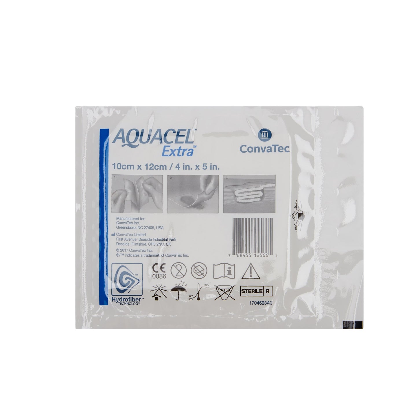 DRESSING, WND AQUACEL X HYDFBRW/O BORDER 4X5" (10/