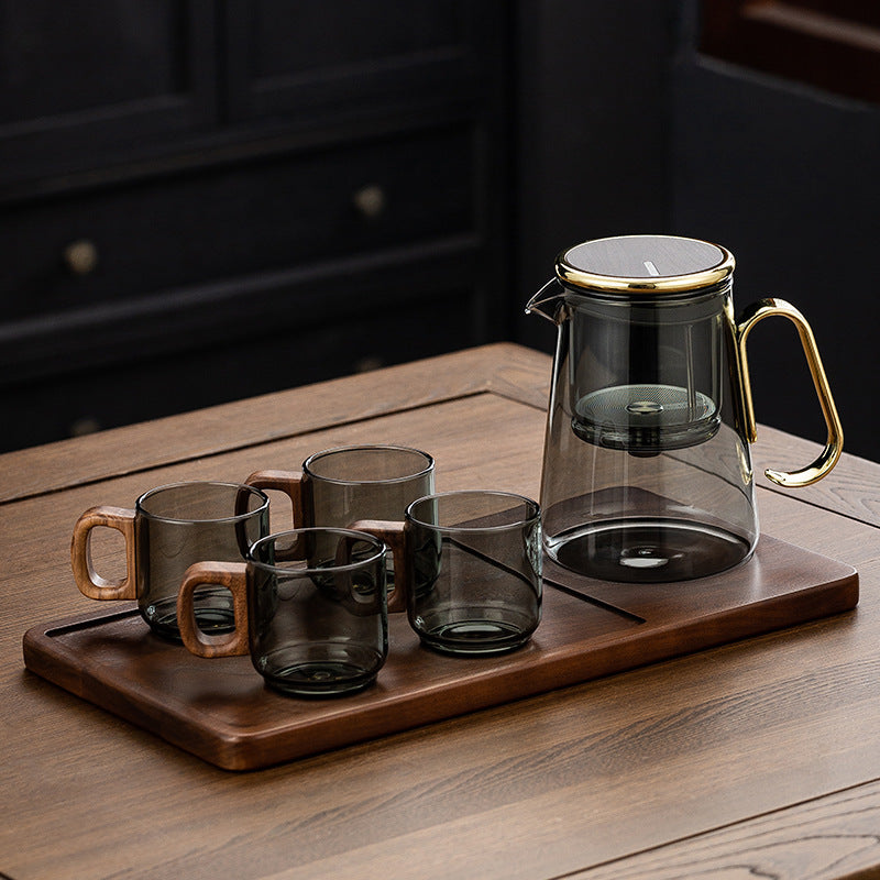 Teapot Tea Water Separation Elegant Cup Tea Set