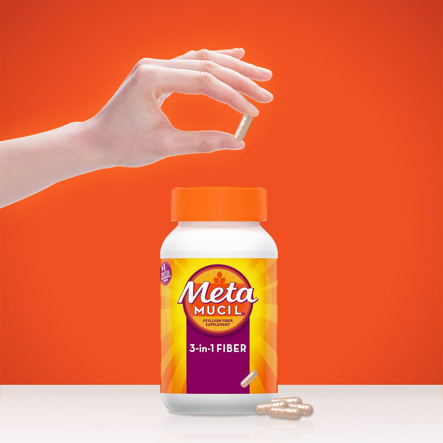METAMUCIL, CAP 0.52GM (160/BT)