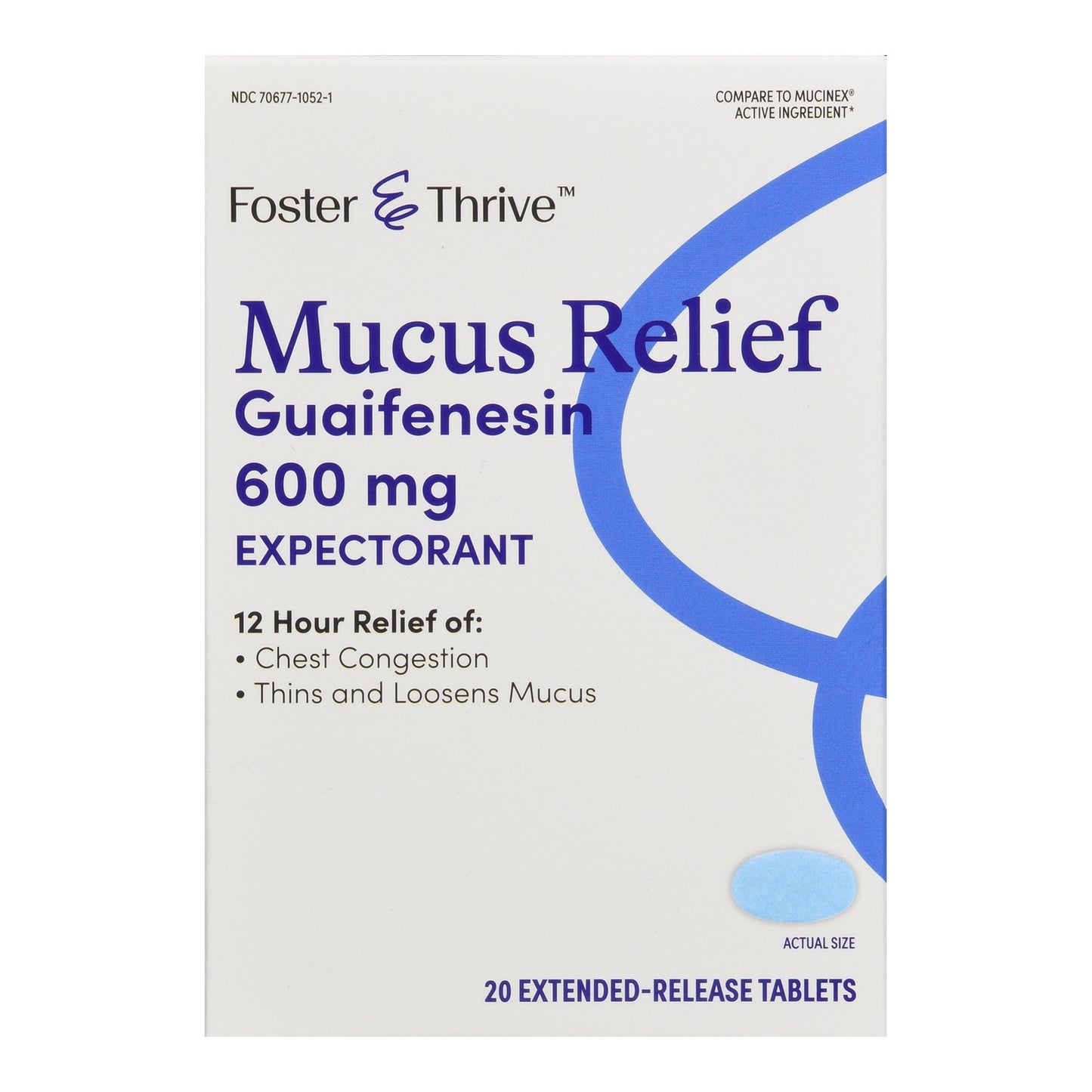 MUCUS RELIEF ER, TAB FT 600MG (20/CT)