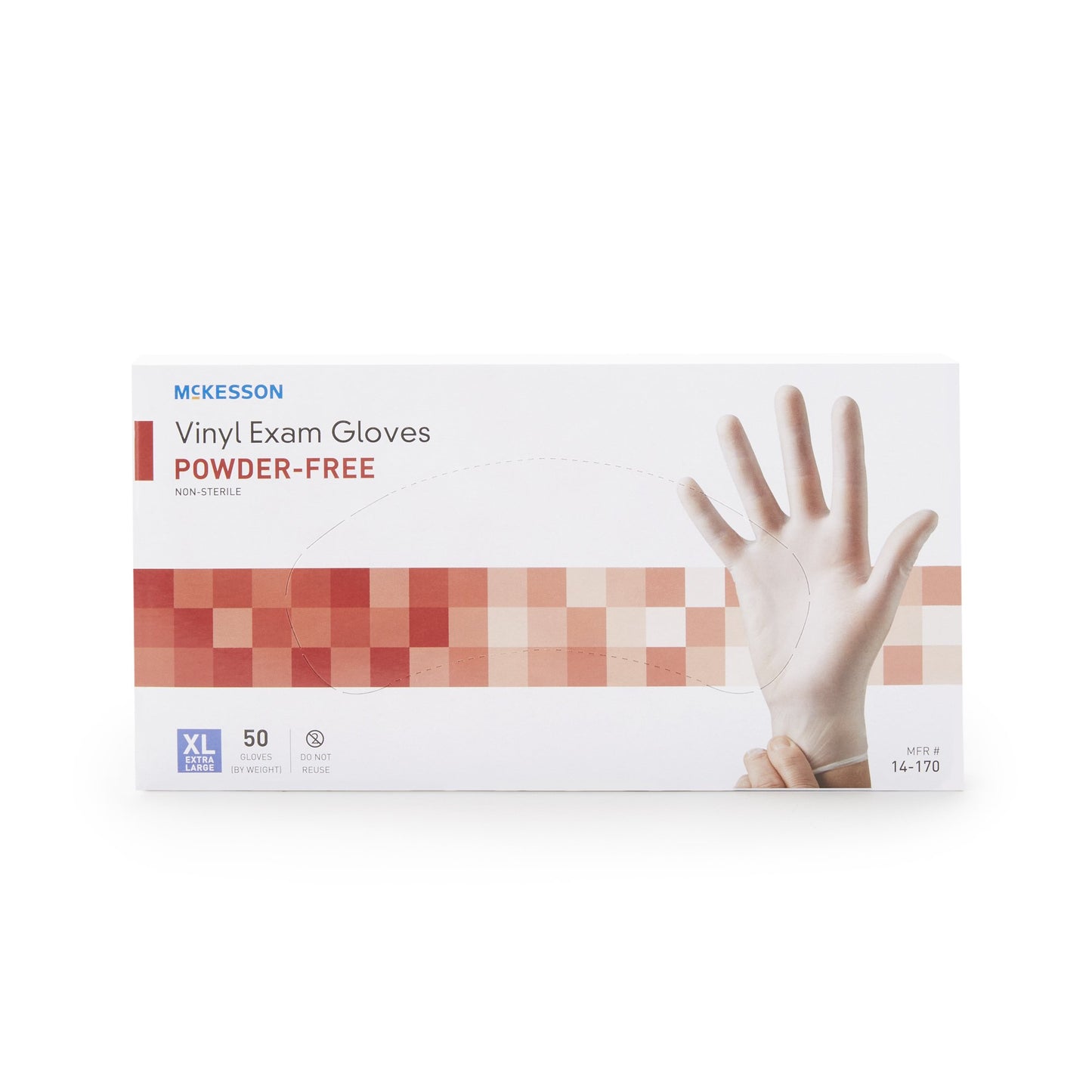 GLOVE, EXAM VNYL XL N/S (50/BX20BX/CS)