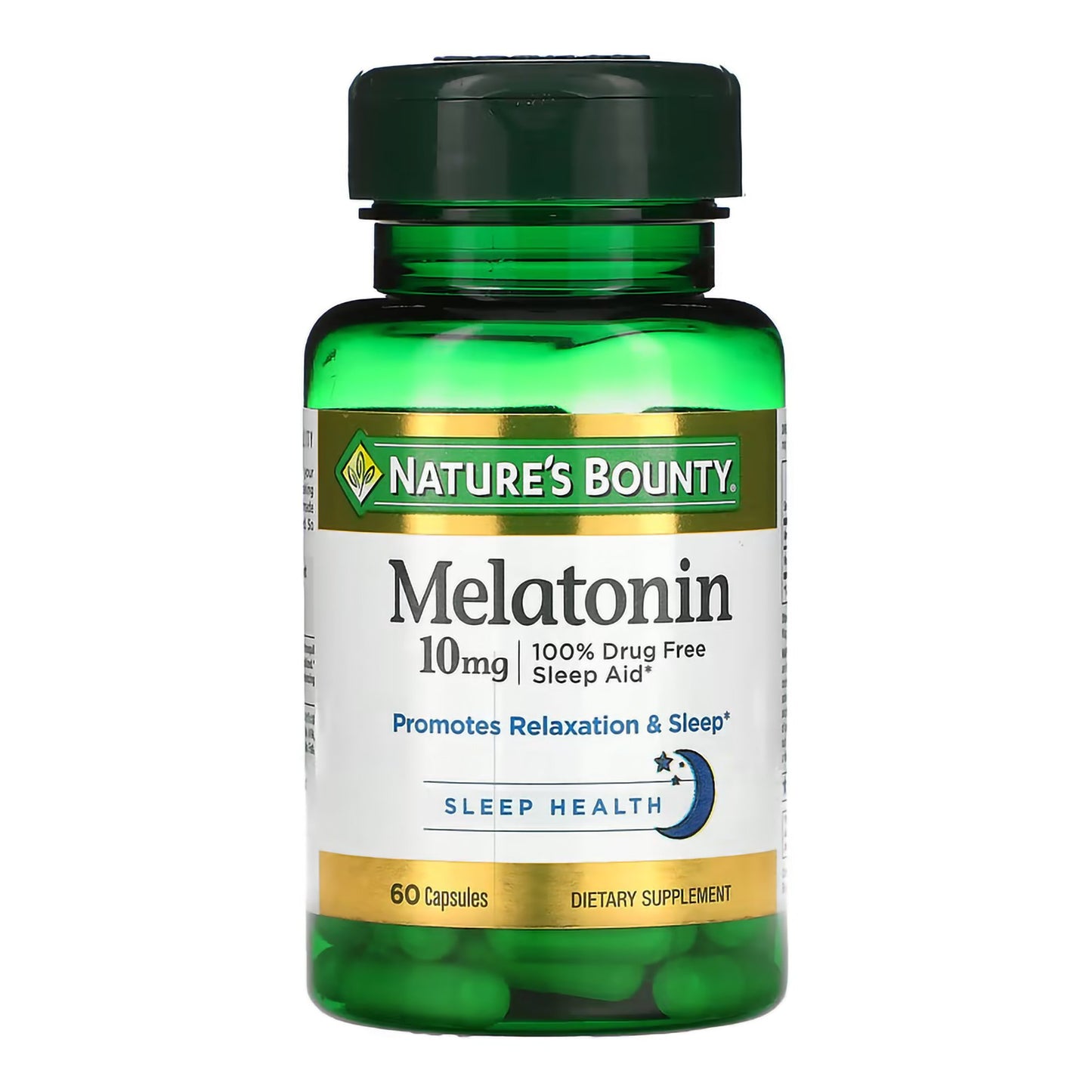 MELATONIN, CAP NATURES BOUNTY 10MG (60/BT)