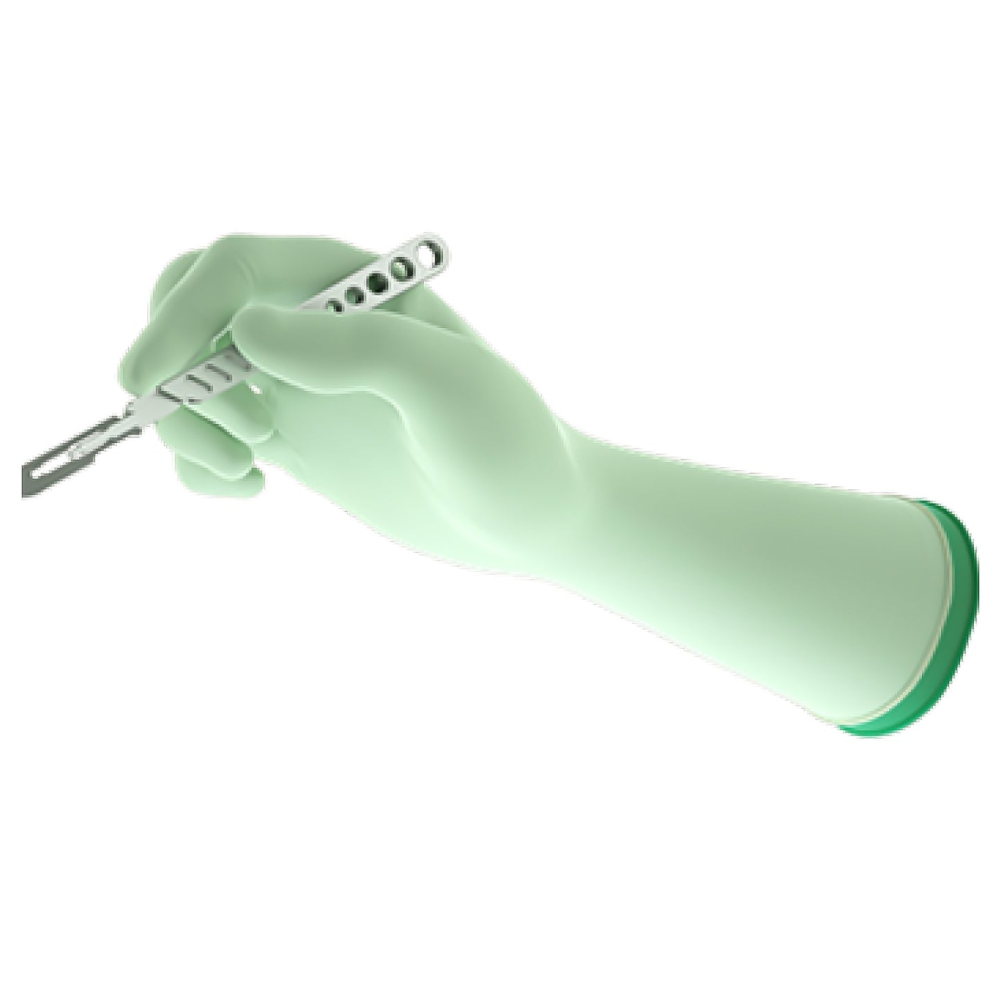 GLOVE, SURG/UNDR PLYISO 7.0 STR2 SMTH (50PR/BX 4BX/CS)