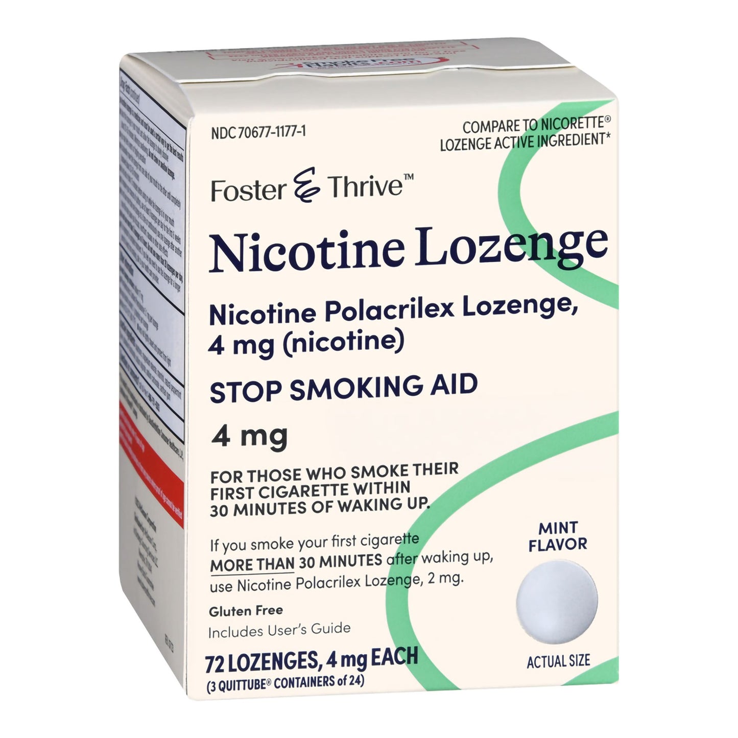 NICOTINE, LOZ FT MINT 4MG (72/PK)