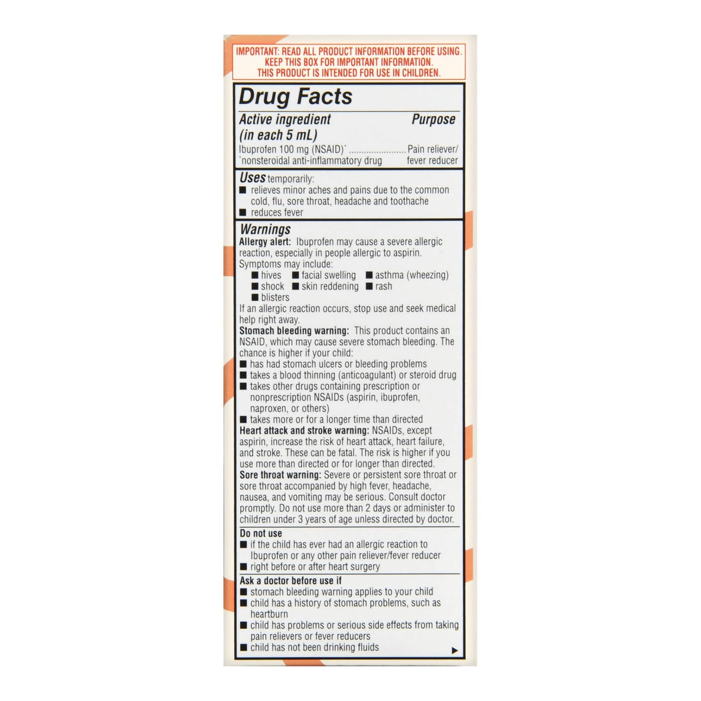IBUPROFEN, SUSPN ORAL FT CHLD BERRY 4OZ