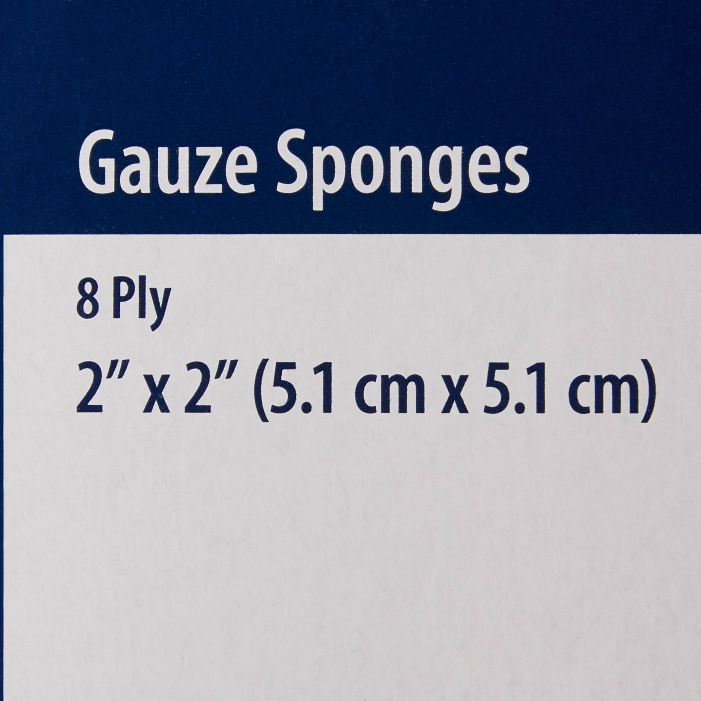 SPONGE, GAUZE DERMACEA 2"X2" 8PLY STR (50PK/BX 30BX/CS)