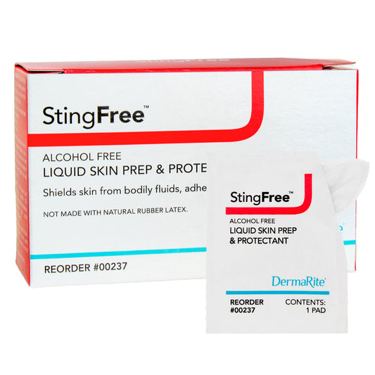 PAD, SKIN WIPE PREP ALC FREE (50/BX 10BX/CS)