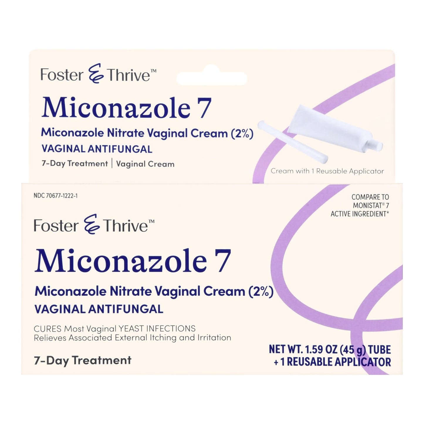 MICONAZOLE 7, CRM FT W/RUSBL APPL1.59OZ