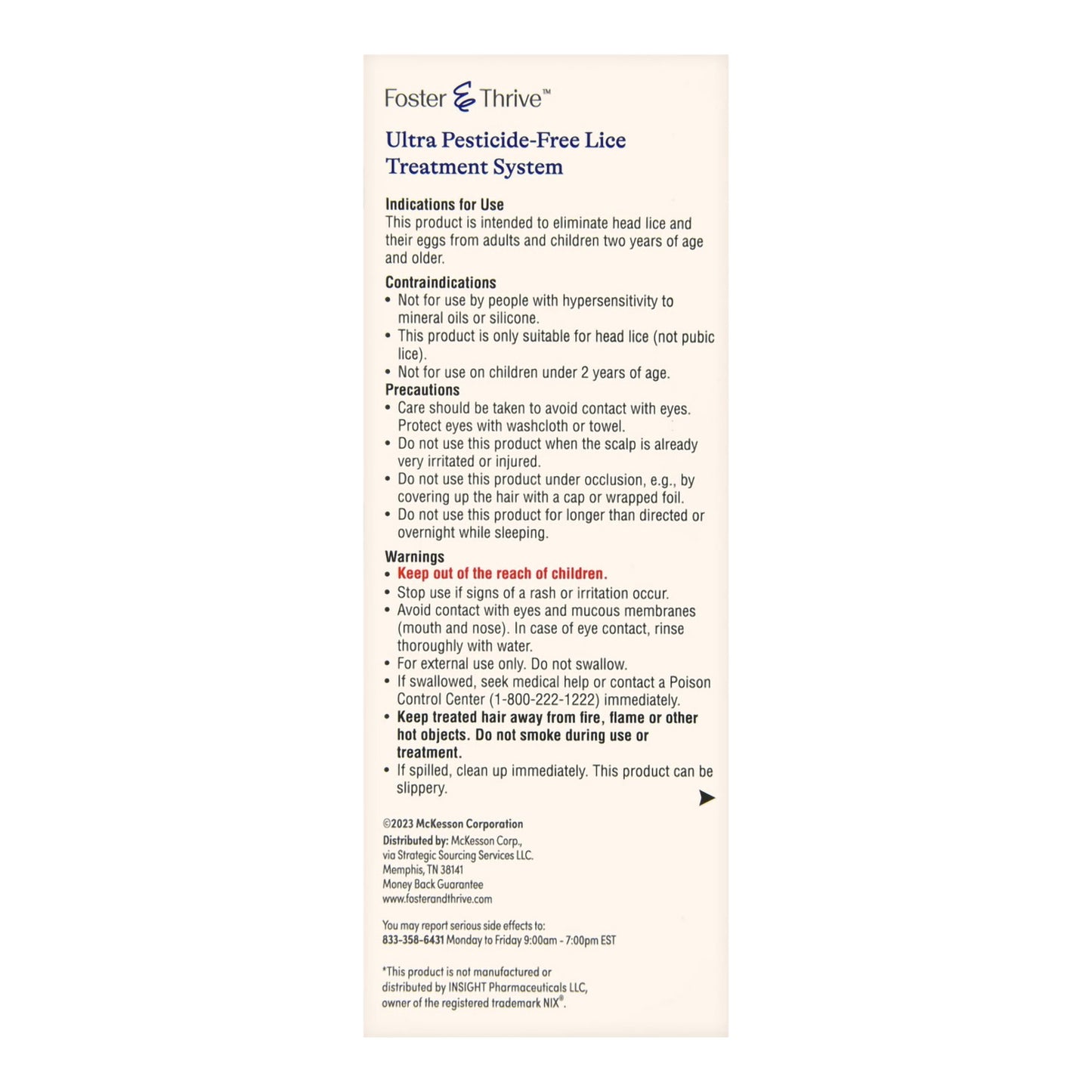 LICE TREATMENT, LIQ FT CRM RINSE1% 3.4OZ