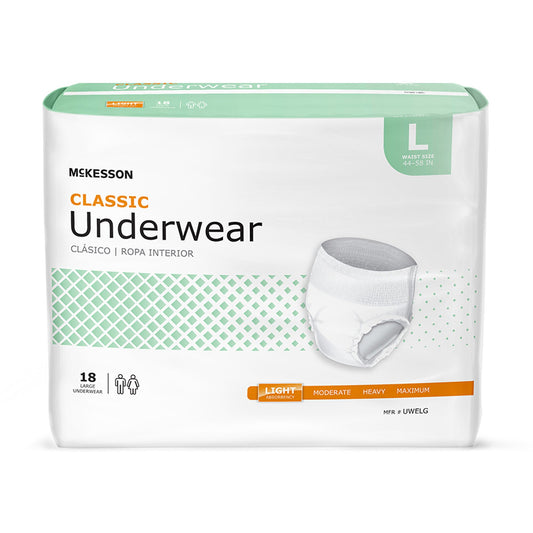UNDERWEAR, CLASSIC LG 44-58 (18/BG 4BG/CS)