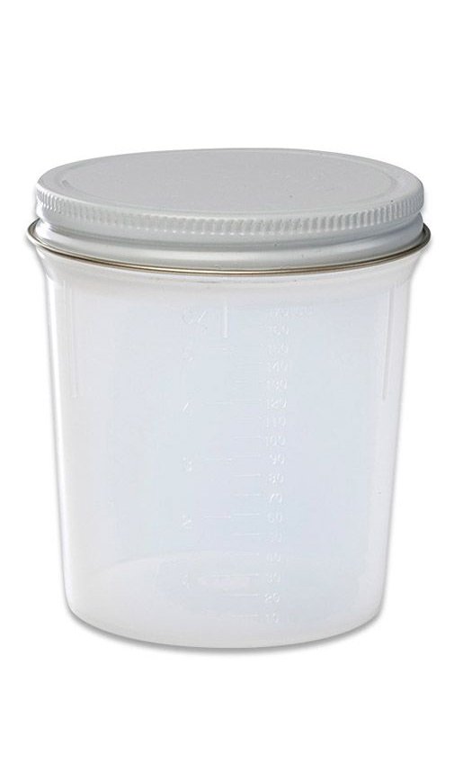 CONTAINER, SPCMN N/S W/CAP 4OZ(20/BG 25BG/CS)