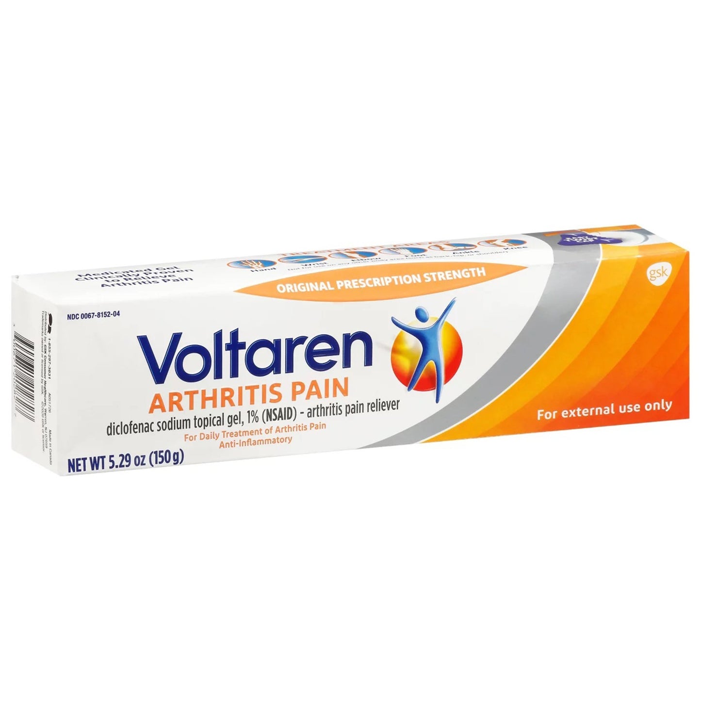 VOLTAREN TOPICAL, GEL 1% 150GM