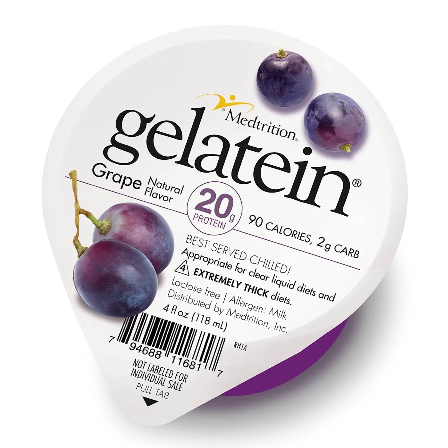 GELATEIN, PROSOURCE HIGH PROTEIN CUP GRAPE 4OZ (36/CS)