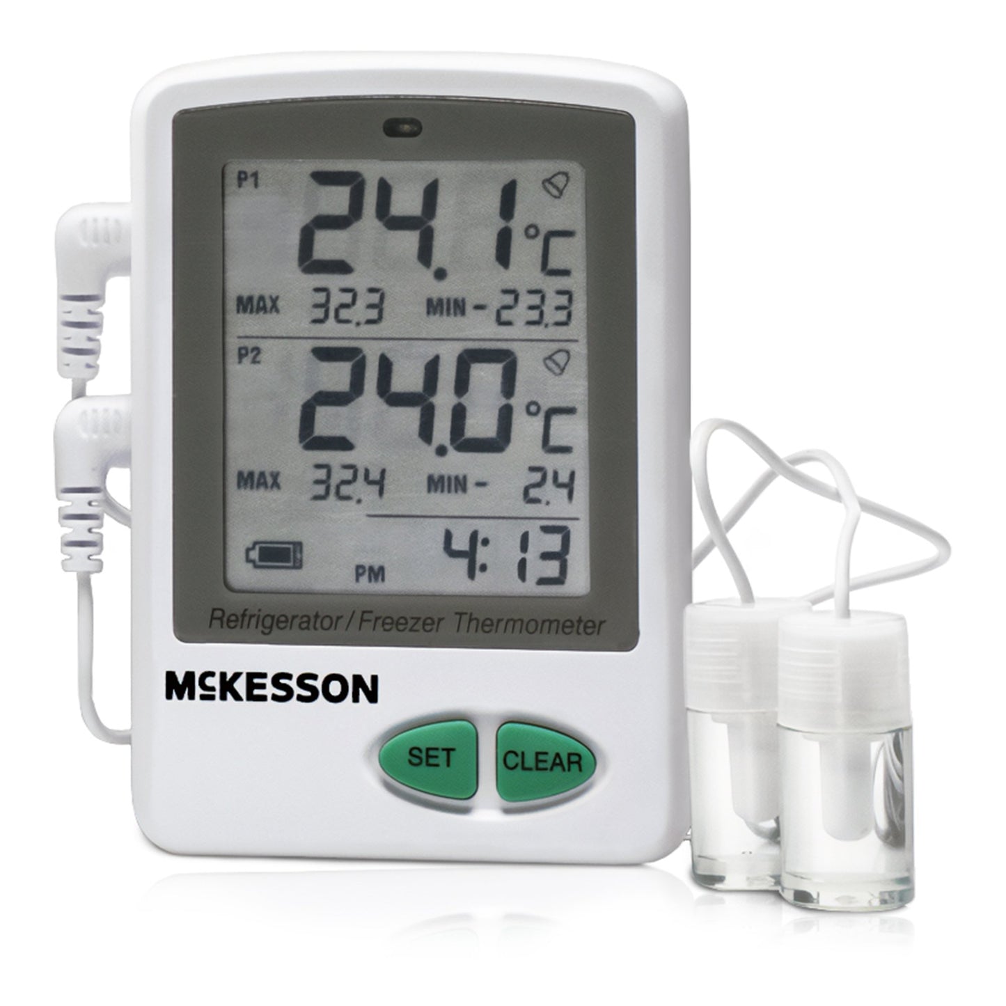THERMOMETER, REFRIG/FRZR DATA LOGGER DUAL PROBE