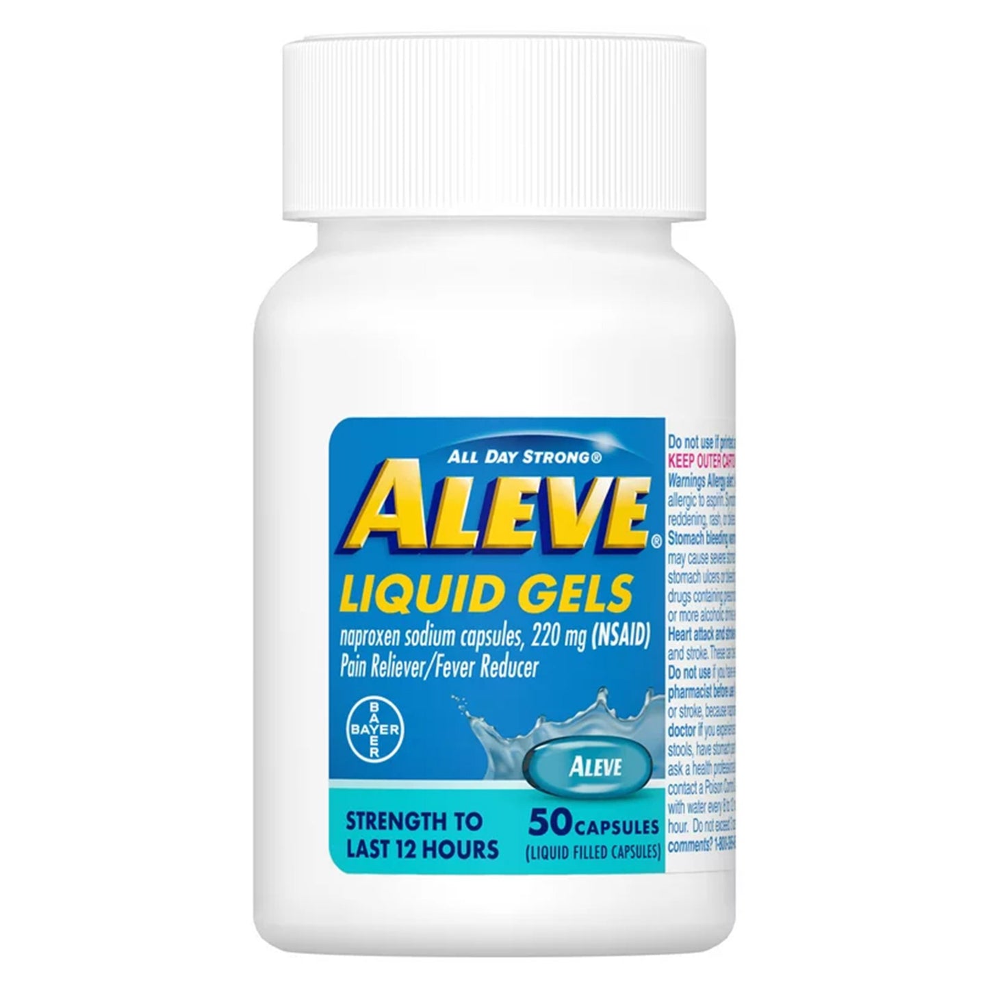 ALEVE, CAP LIQ GEL 220MG (50/BT)