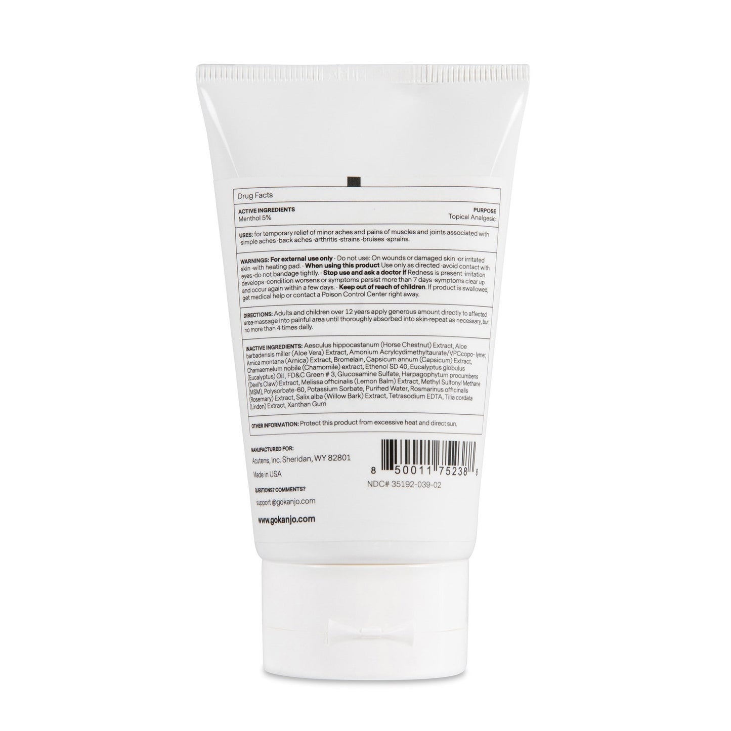 GEL, PAIN RELIEF KANJO NAT 4.2OZ (56/CS)