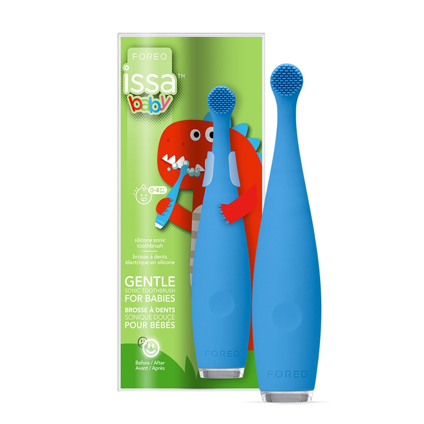 TOOTHBRUSH, BABY SONIC DINO BUBBLE BLU